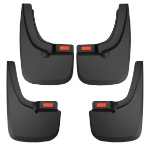 Ford Ranger Mud Guards - Front + Rear - Husky Liners - FormFit Design - Black - `19-`22